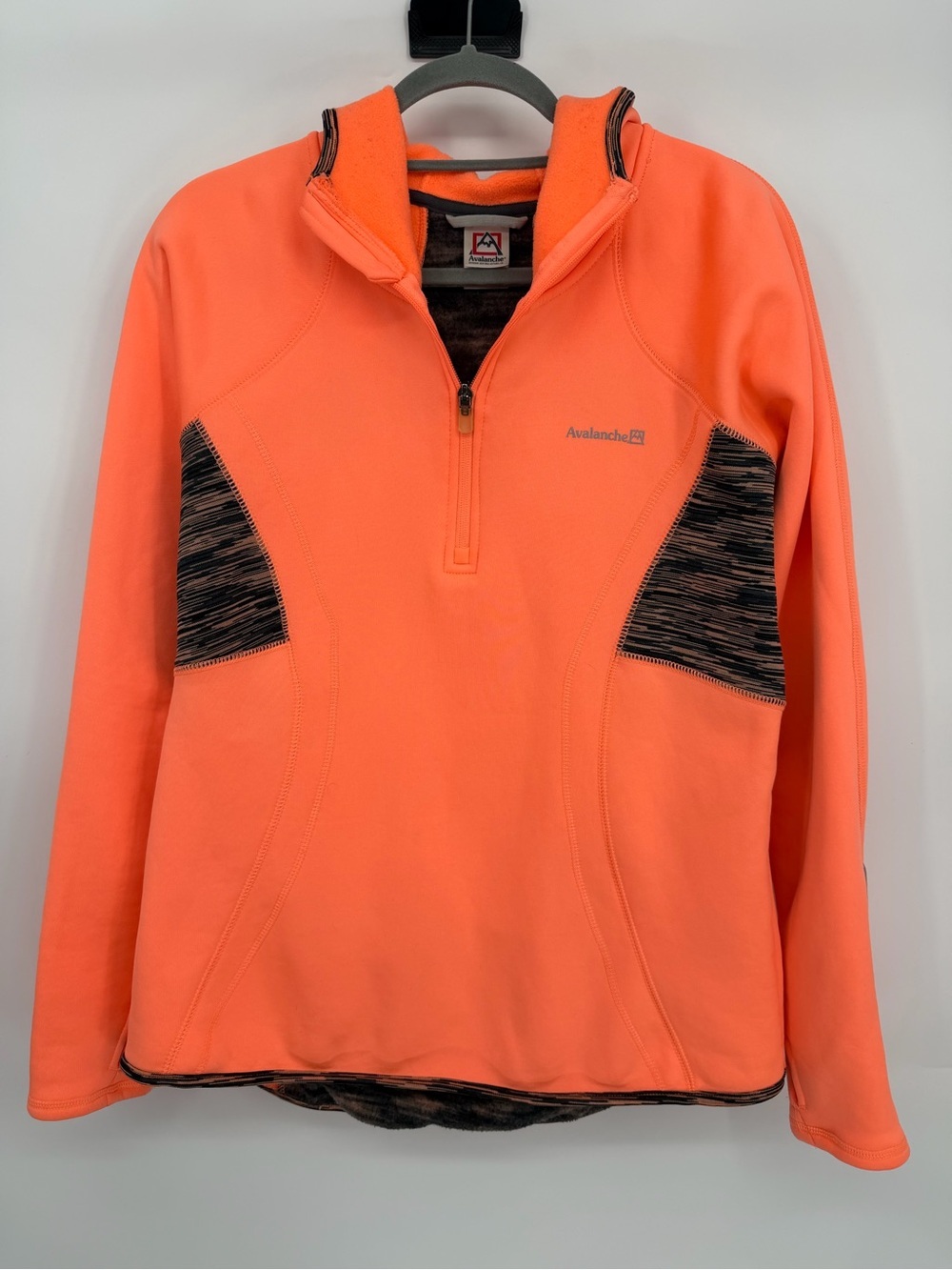 Avalanche Neon Orange 1/4 Zip Pullover